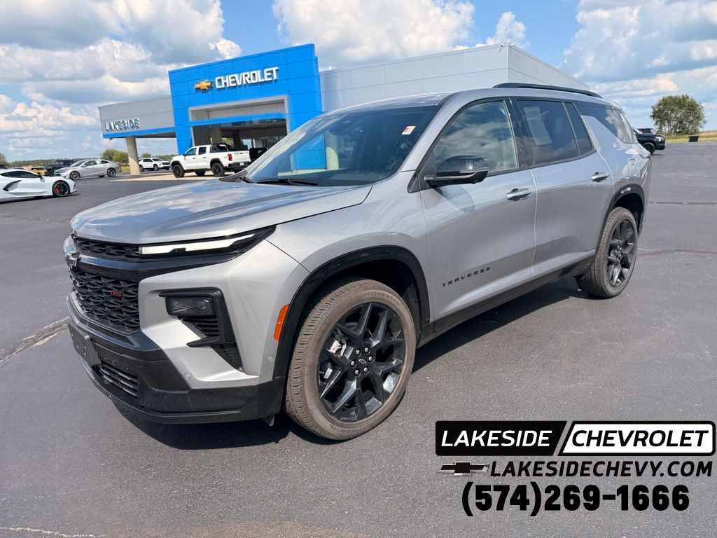 Sterling Gray Metallic 2026 Chevrolet Traverse SUV / Crossover Four-Wheel Drive 8-Speed Automatic