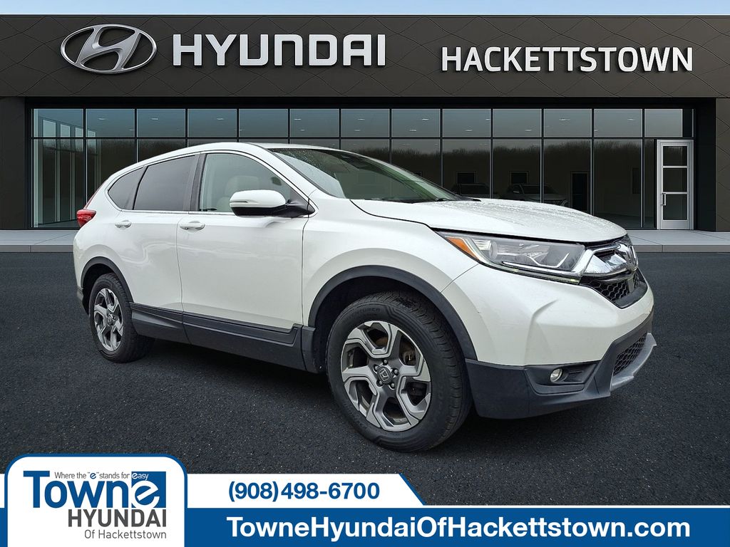 White 2019 Honda CR-V EX AWD SUV / Crossover All-Wheel Drive Continuously Variable Transmission