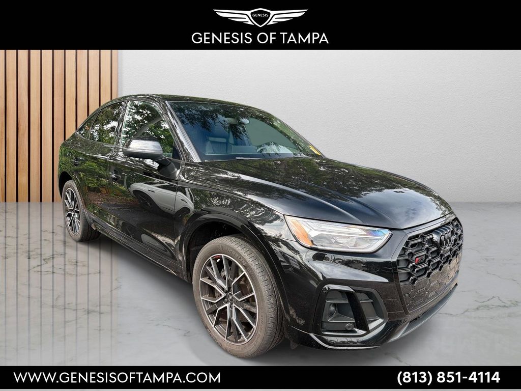 Black 2022 Audi SQ5 Sportback Sedan All-Wheel Drive 8-Speed Automatic