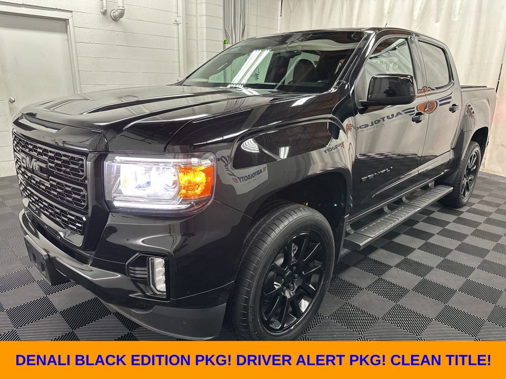 Onyx Black 2022 GMC Canyon Pickup Truck Four-Wheel Drive 8-Speed Automatic