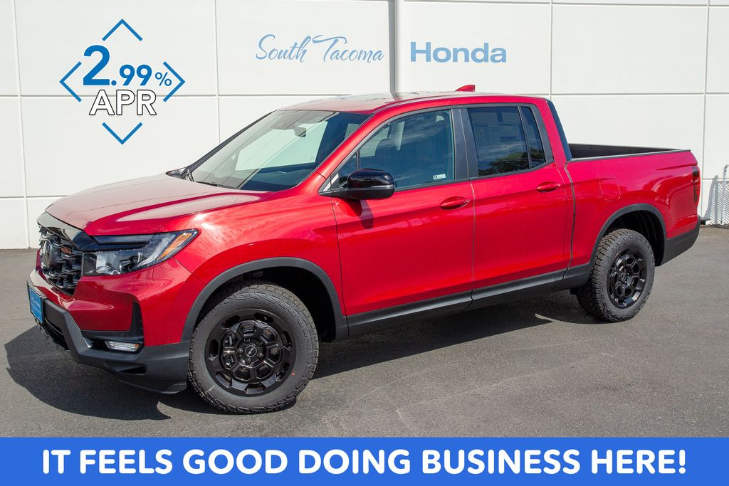 Radiant Red Metallic II 2026 Honda Ridgeline TrailSport S AWD Pickup Truck All-Wheel Drive 9-Speed Automatic