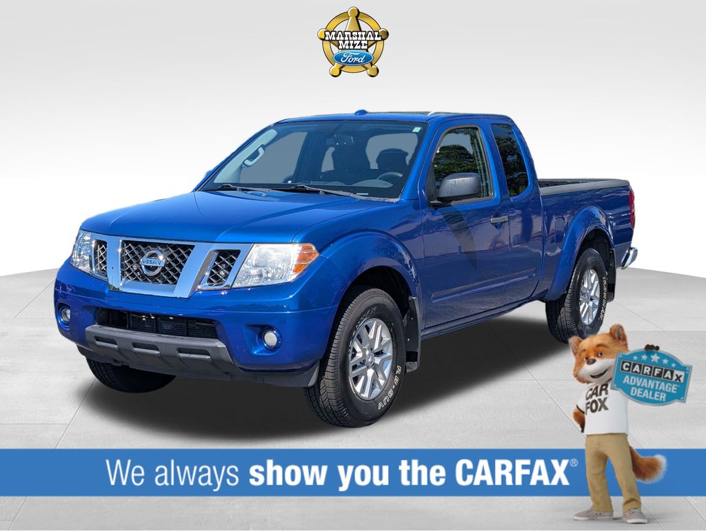Blue Metallic 2014 Nissan Frontier SV V6 King Cab 4WD Pickup Truck Four-Wheel Drive 5-Speed Automatic Overdrive