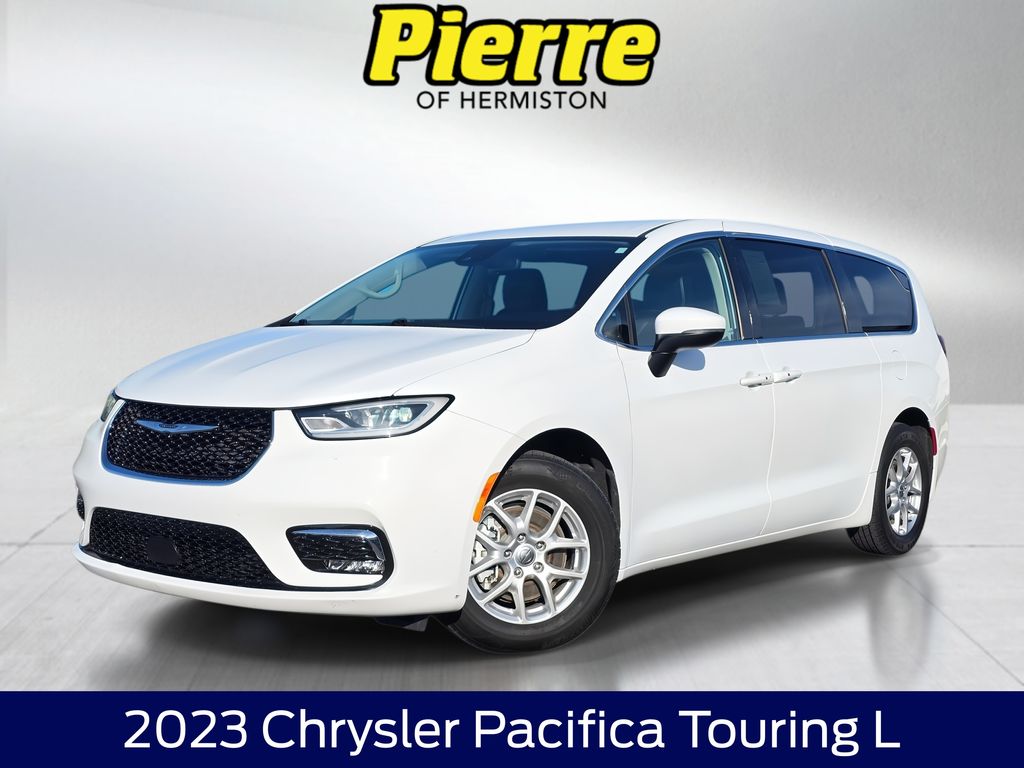 Bright White Clearcoat 2023 Chrysler Pacifica Touring L FWD Minivan Front-Wheel Drive 9-Speed Automatic