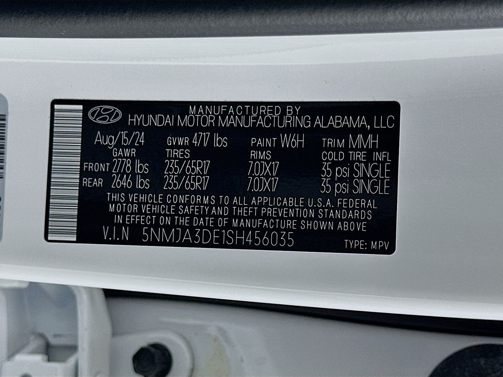 2025 Hyundai Tucson SE 30