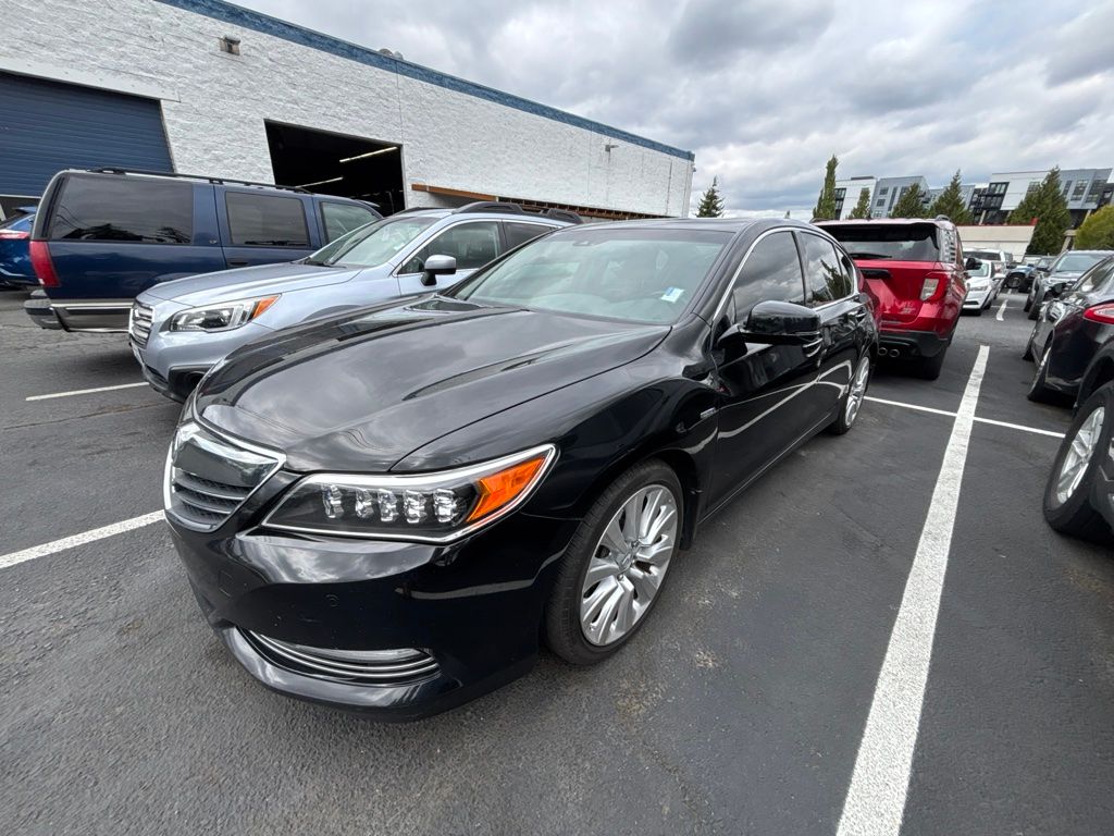 Crystal Black Pearl 2016 Acura RLX Sedan Front-Wheel Drive 7-Speed Dual Clutch