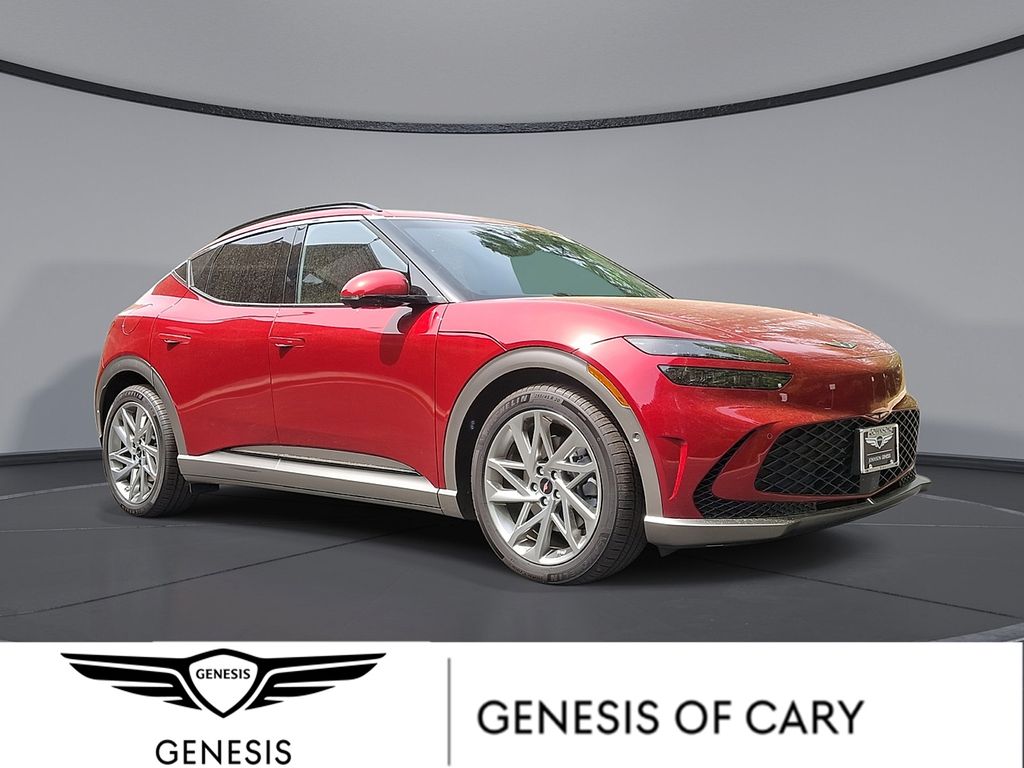 Mauna Red 2025 Genesis GV60 Advanced AWD SUV / Crossover All-Wheel Drive 1-Speed Automatic