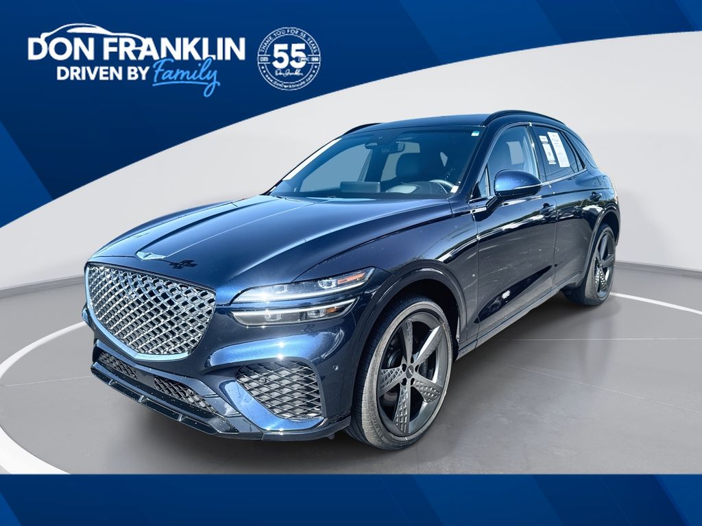 Adriatic Blue 2023 Genesis GV70 3.5T Sport AWD SUV / Crossover All-Wheel Drive 8-Speed Automatic