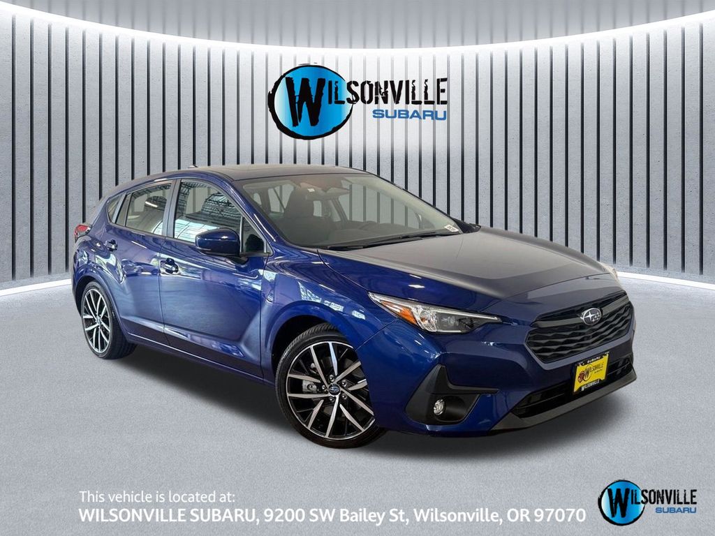 2026 Subaru Impreza Azul (Sapphire Blue Pearl) Vagón Tracción en las cuatro ruedas Transmisión variable continua