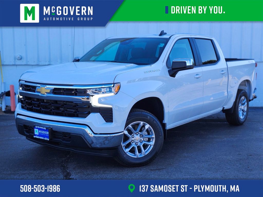 Summit White 2026 Chevrolet Silverado 1500 Pickup Truck Four-Wheel Drive 8-Speed Automatic