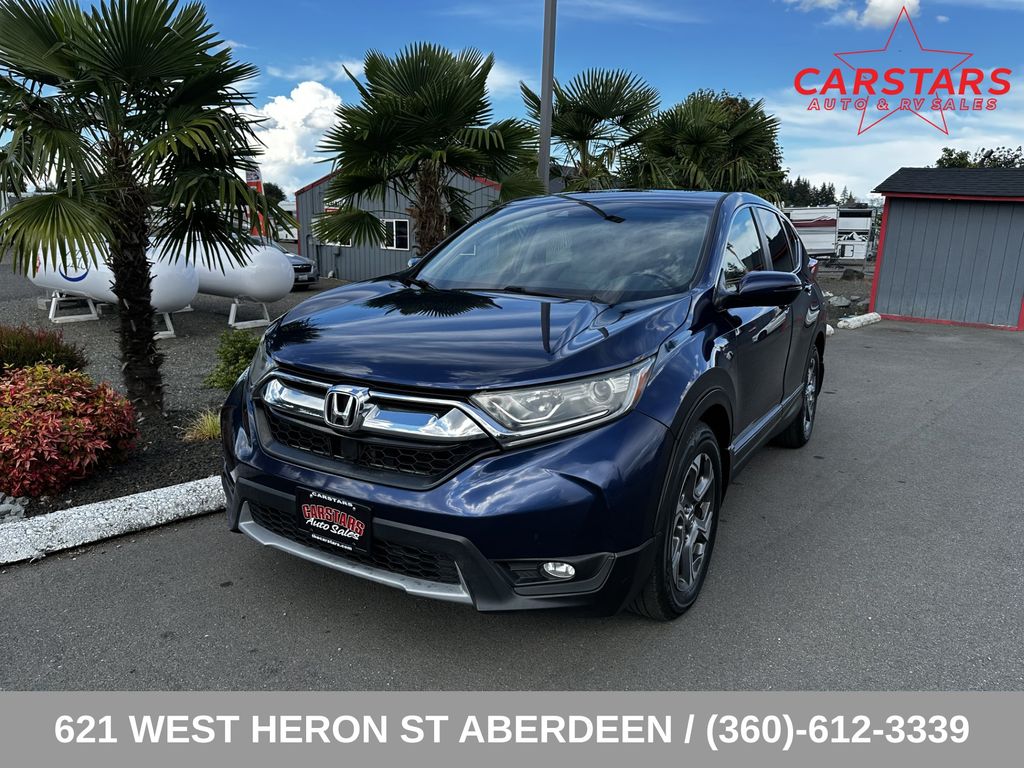 Blue 2017 Honda CR-V SUV / Crossover Front-Wheel Drive Continuously Variable Transmission