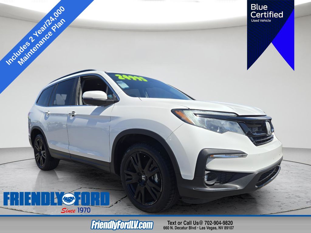 Platinum White Pearl 2022 Honda Pilot SUV / Crossover Front-Wheel Drive 9-Speed Automatic