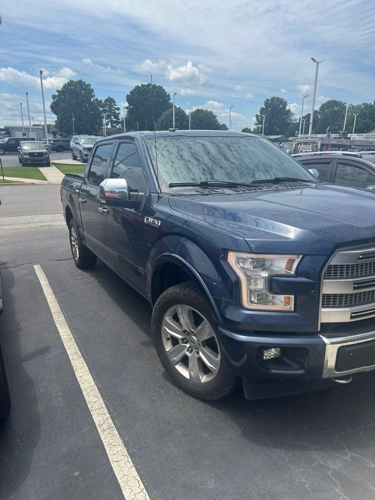 Blue Jeans Metallic 2017 Ford F-150 Pickup Truck Four-Wheel Drive 6-Speed Automatic