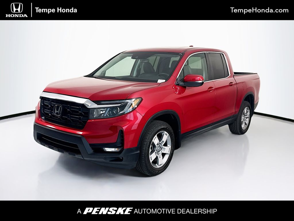 Radiant Red 2025 Honda Ridgeline Pickup Truck All-Wheel Drive 9-Speed Automatic