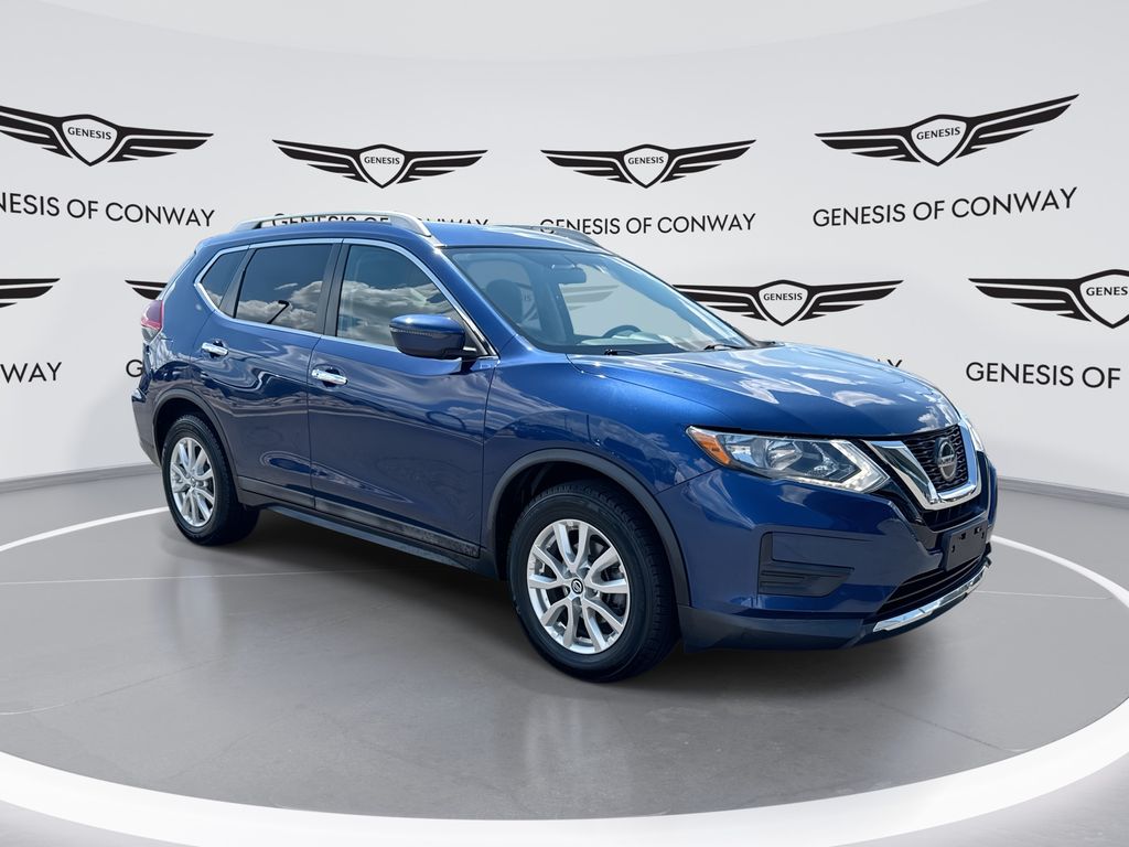 Caspian Blue 2018 Nissan Rogue SUV / Crossover Front-Wheel Drive Continuously Variable Transmission