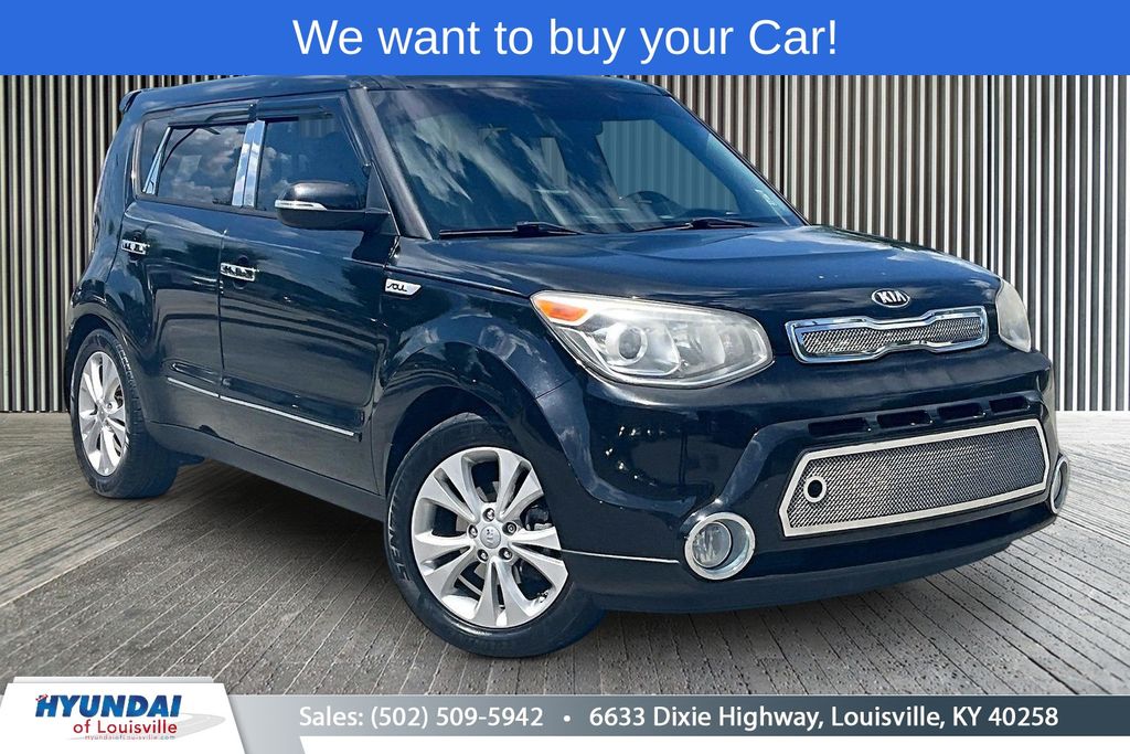 Shadow Black 2014 Kia Soul Wagon Front-Wheel Drive 6-Speed Automatic