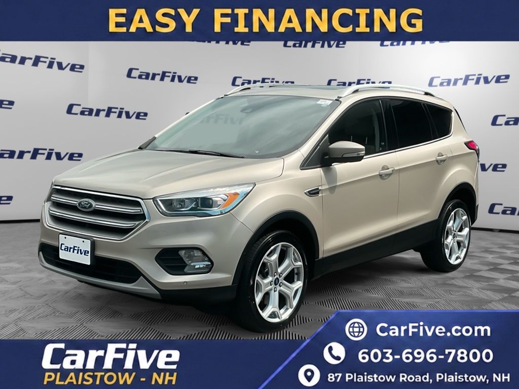 White Gold Metallic 2017 Ford Escape SUV / Crossover All-Wheel Drive 6-Speed Automatic