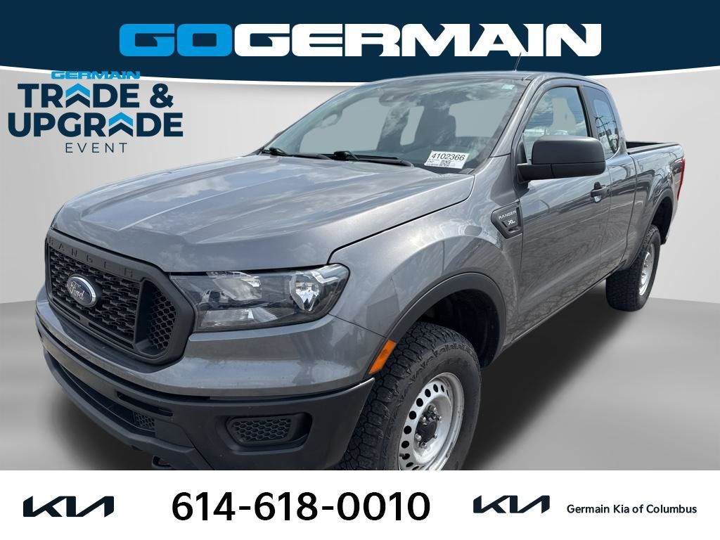 Carbonized Gray Metallic 2021 Ford Ranger XL SuperCab 4WD Pickup Truck Four-Wheel Drive Automatic