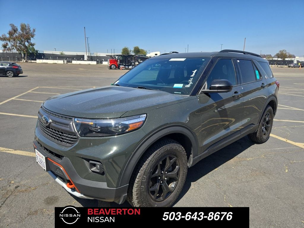 Green Metallic 2022 Ford Explorer Timberline AWD SUV / Crossover All-Wheel Drive Automatic