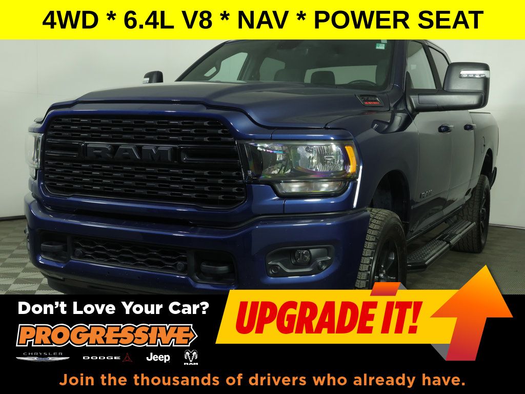 Patriot Blue Pearlcoat 2024 RAM 2500 Pickup Truck Four-Wheel Drive 8-Speed Automatic