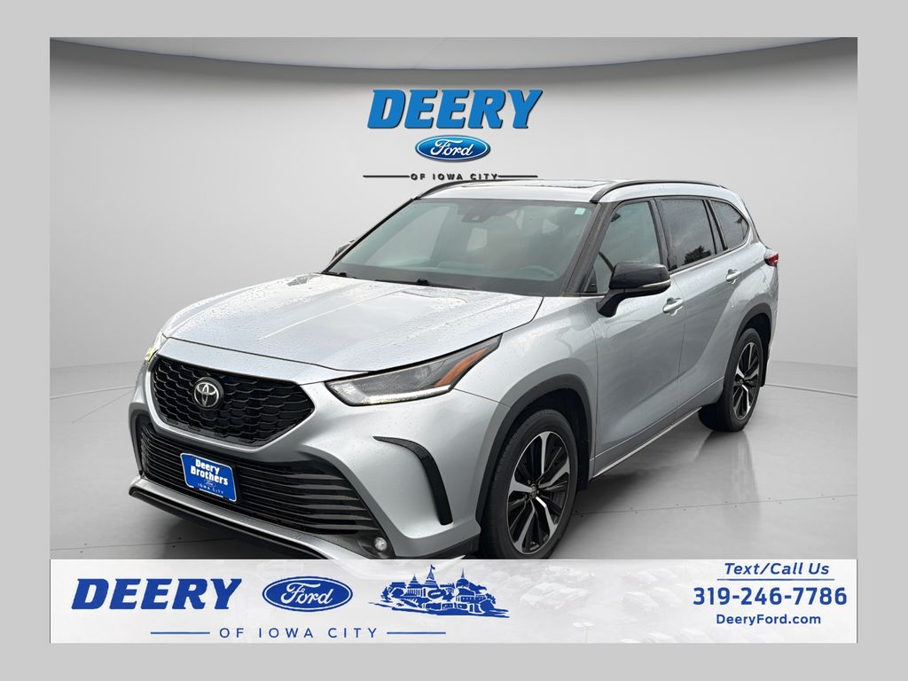 Celestial Silver Metallic 2021 Toyota Highlander SUV / Crossover All-Wheel Drive 8-Speed Automatic