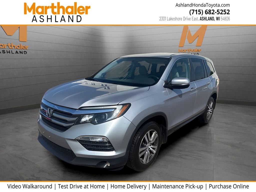 Lunar Silver Metallic 2018 Honda Pilot SUV / Crossover All-Wheel Drive 6-Speed Automatic
