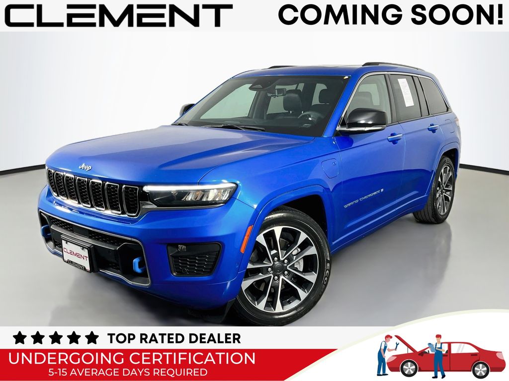 Hydro Blue Pearlcoat 2022 Jeep Grand Cherokee 4xe SUV / Crossover Four-Wheel Drive 8-Speed Automatic