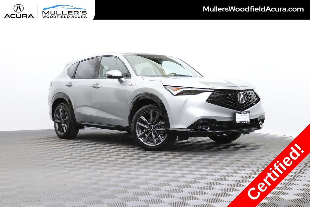 Solar Silver Metallic 2025 Acura ADX SH-AWD with A-SPEC Package SUV / Crossover All-Wheel Drive Continuously Variable Transmission