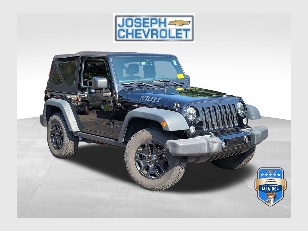 Black Clearcoat 2016 Jeep Wrangler SUV / Crossover Four-Wheel Drive 6-Speed Manual