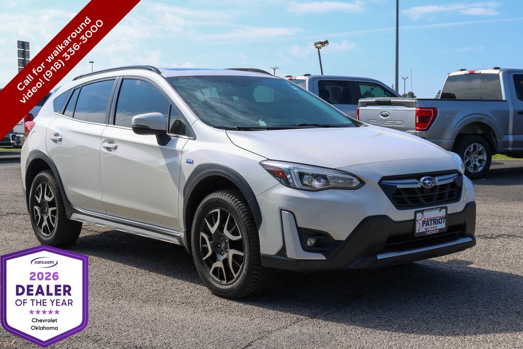 Crystal White Pearl 2021 Subaru Crosstrek Hybrid AWD SUV / Crossover All-Wheel Drive Continuously Variable Transmission