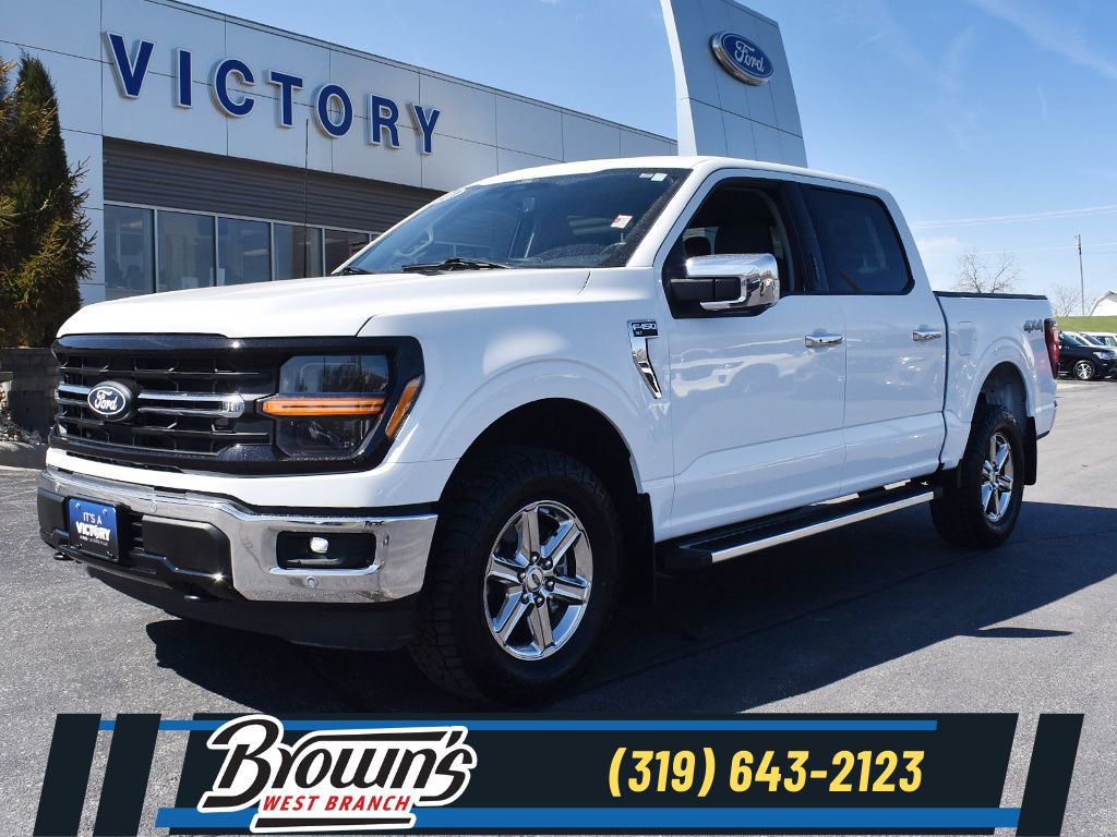 Oxford White 2024 Ford F-150 Pickup Truck Four-Wheel Drive Automatic