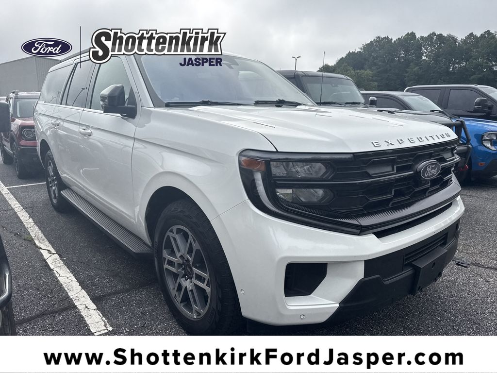 Star White Metallic Tri-Coat 2025 Ford Expedition SUV / Crossover Four-Wheel Drive Automatic