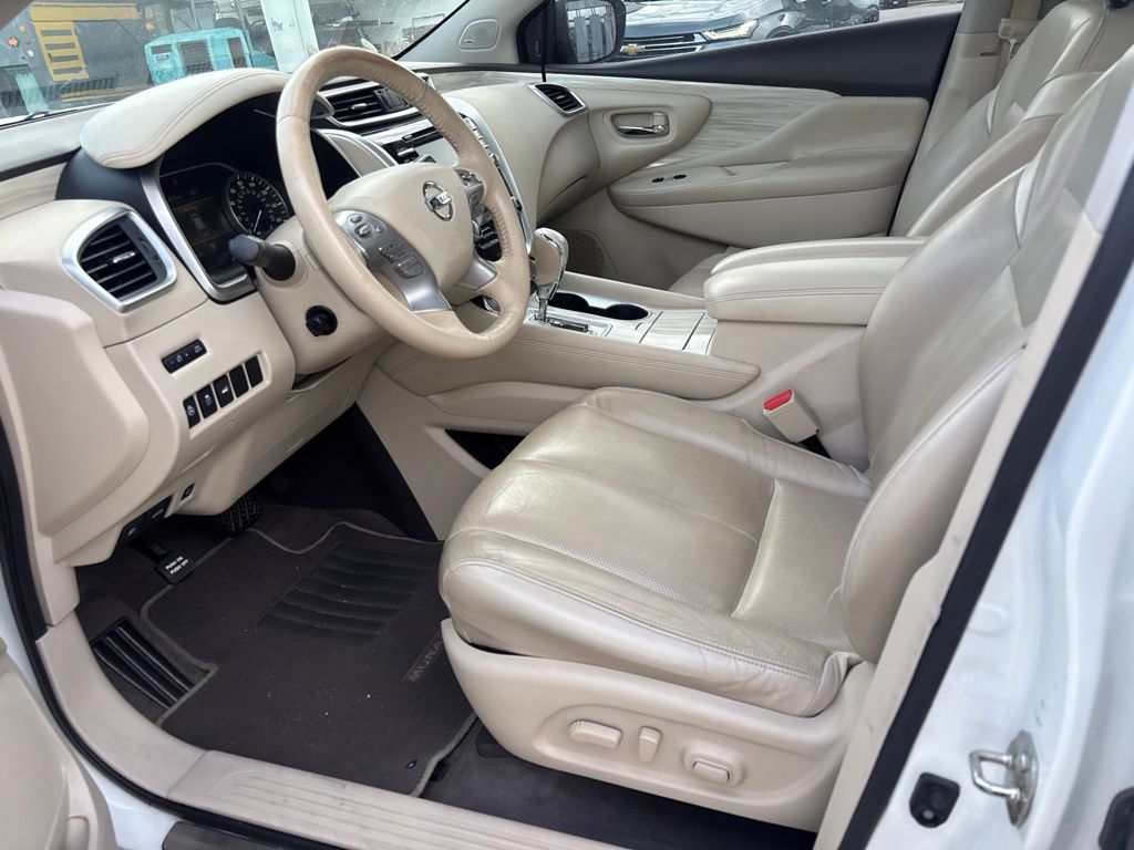 2017 Nissan Murano Platinum White at Bayway Cadillac of The Woodlands