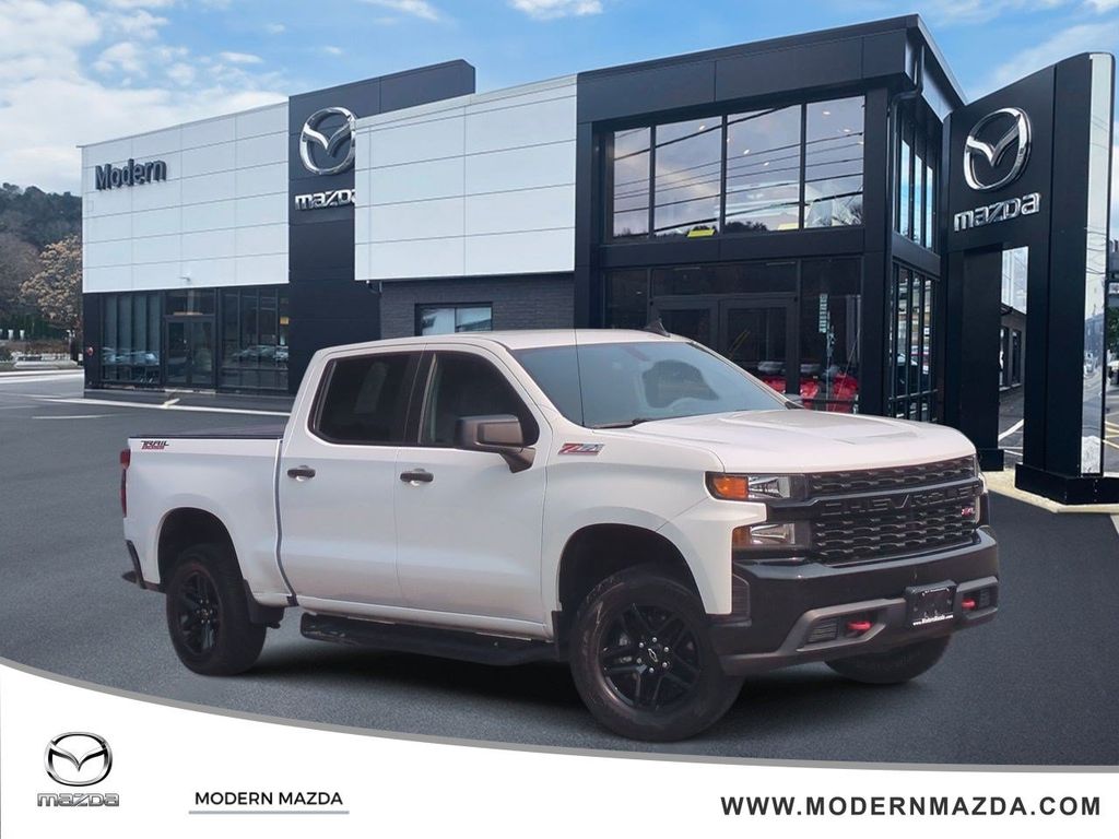 Summit White 2021 Chevrolet Silverado 1500 Pickup Truck Four-Wheel Drive 6-Speed Automatic Overdrive