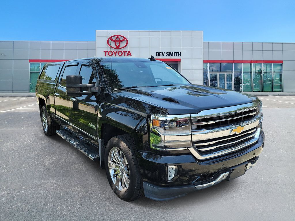 Black 2017 Chevrolet Silverado 1500 Pickup Truck Four-Wheel Drive 8-Speed Automatic Overdrive