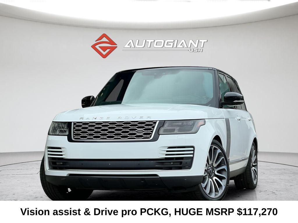 White 2018 Land Rover Range Rover SUV / Crossover All-Wheel Drive 8-Speed Automatic