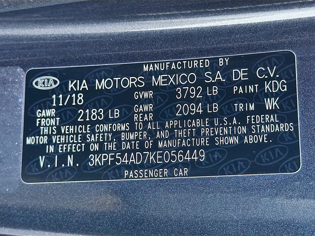 Used 2019 Gray Kia EX image 31
