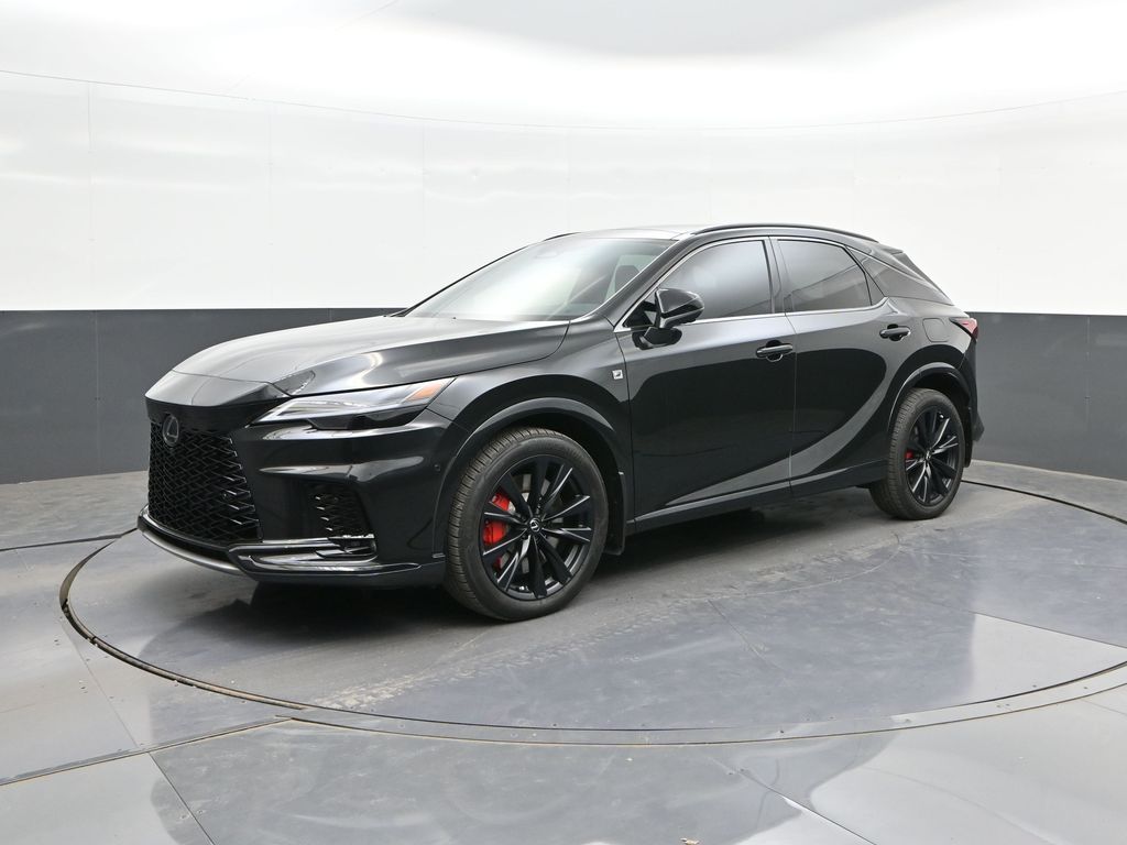 Black (Caviar) 2025 Lexus RX Hybrid 500h F Sport Performance AWD SUV / Crossover All-Wheel Drive 6-Speed Automatic