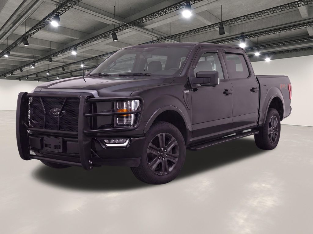 Agate Black Metallic 2022 Ford F-150 Pickup Truck Four-Wheel Drive Automatic