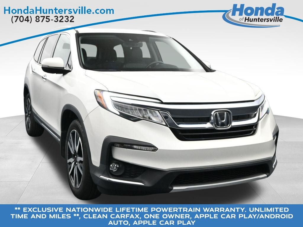 Platinum White 2022 Honda Pilot SUV / Crossover Front-Wheel Drive 9-Speed Automatic