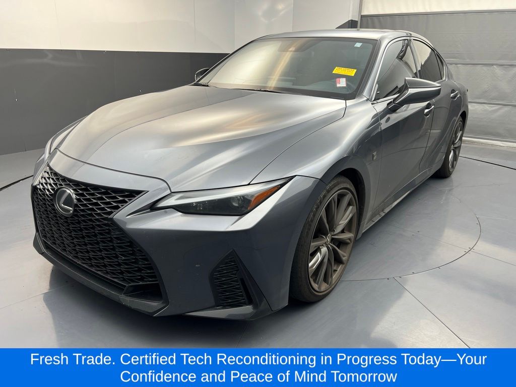 Gray 2024 Lexus IS 350 F Sport Design RWD Sedan Rear-Wheel Drive 8-Speed Automatic