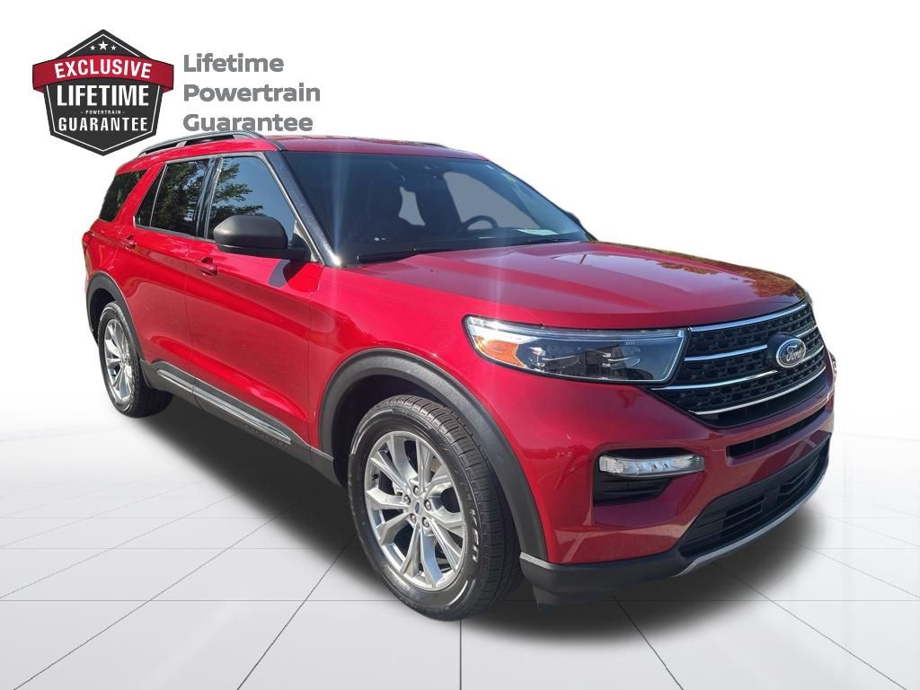 2020 Ford Explorer XLT Red at Matthews Motors of Wilmington