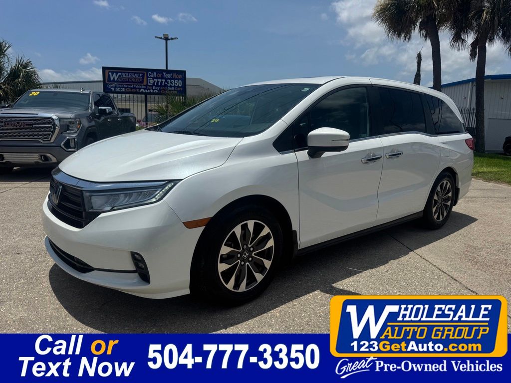 Platinum White Pearl 2021 Honda Odyssey Minivan Front-Wheel Drive Automatic