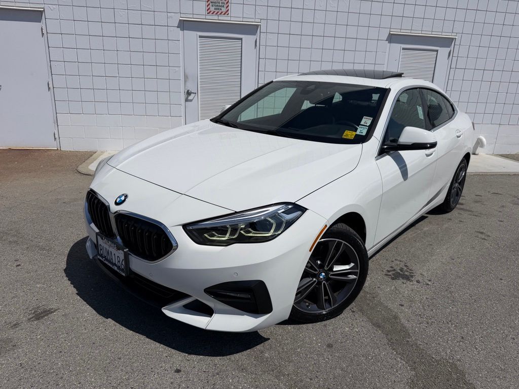 Alpine White 2021 BMW 2 Series Sedan All-Wheel Drive 8-Speed Automatic