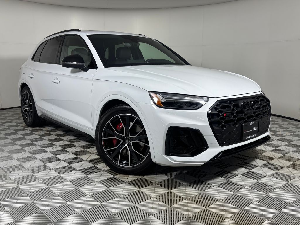Glacier White 2025 Audi SQ5 3.0T quattro Premium Plus AWD SUV / Crossover All-Wheel Drive 8-Speed Automatic