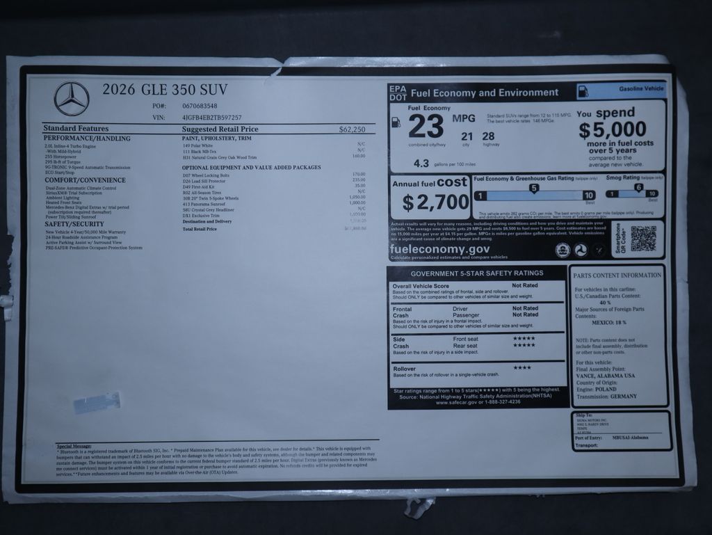 Thumbnail: 2026 Mercedes-Benz GLE - 9