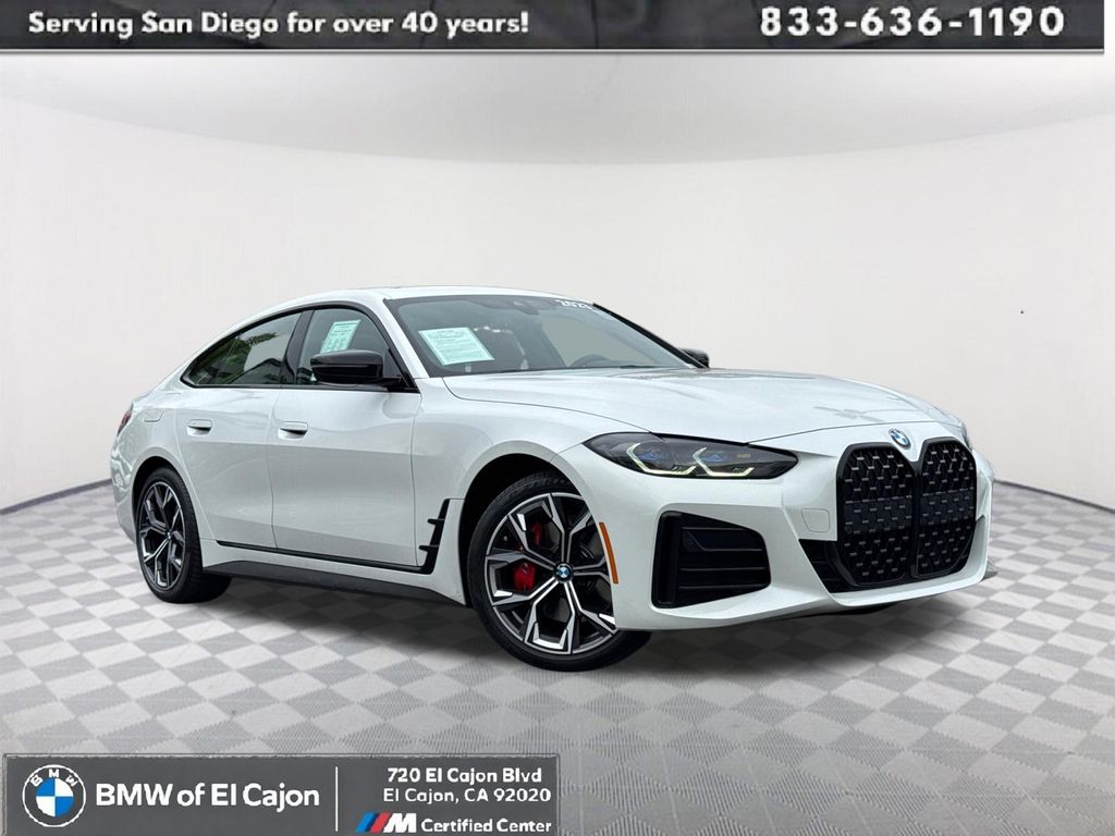 Mineral White Metallic 2023 BMW 4 Series 430i Gran Coupe RWD Coupe Rear-Wheel Drive 8-Speed Automatic