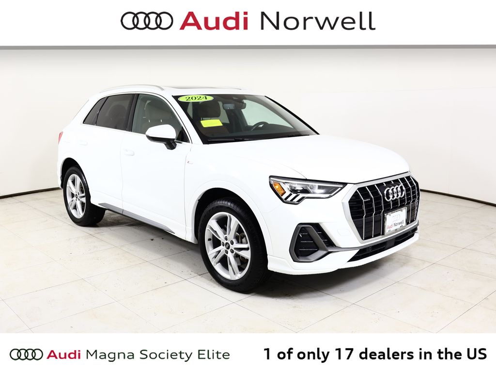 Arkona White 2024 Audi Q3 quattro Premium S Line 45 TFSI SUV / Crossover All-Wheel Drive 8-Speed Automatic
