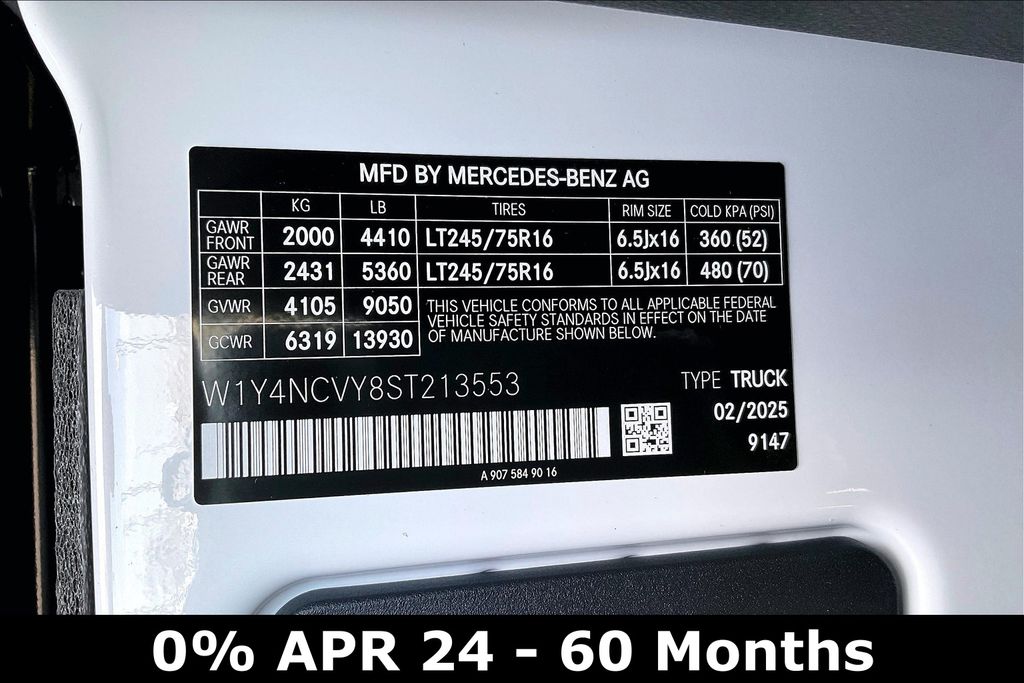 2025 Mercedes-Benz Sprinter Cargo Van Base - Photo 18