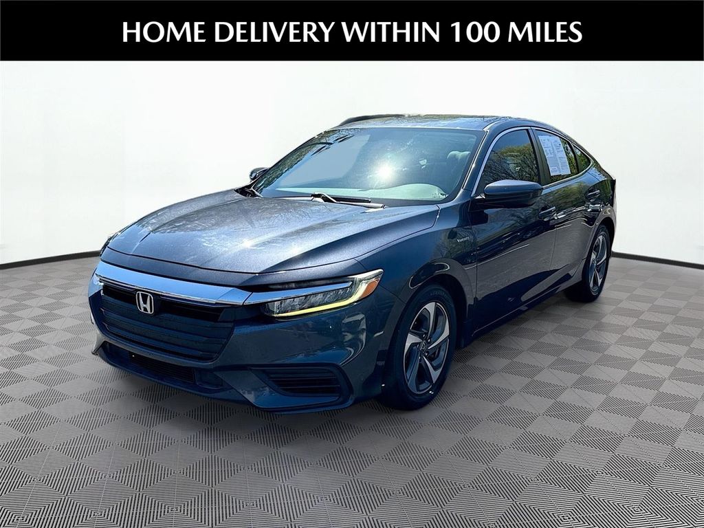 Gray (Modern Steel) 2019 Honda Insight LX Sedan FWD Sedan Front-Wheel Drive Continuously Variable Transmission