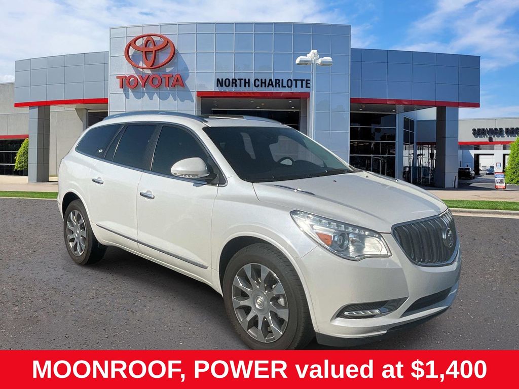White Frost Tricoat 2017 Buick Enclave SUV / Crossover Front-Wheel Drive 6-Speed Automatic Overdrive